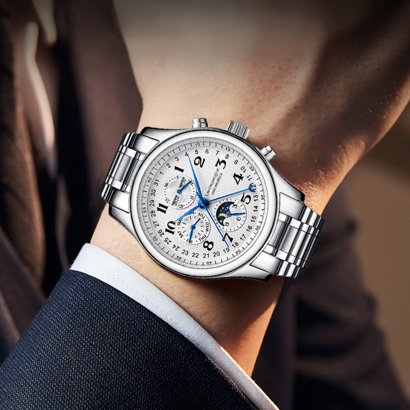 Jam Tangan Mekanis Pria Seri M - Luxury Watch Value ulasan dan harga