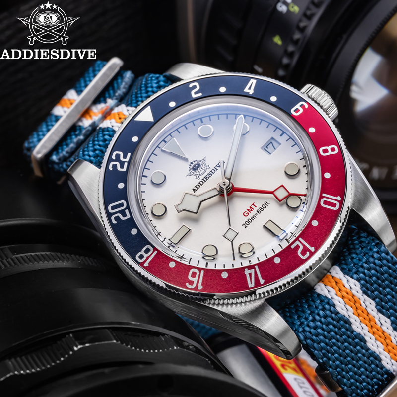 Jam Tangan ADDIESDIVE 515-24H  - Gmt Dual Timezone Watch ulasan dan harga