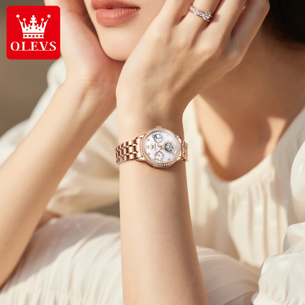 OLEVS Jam Tangan Wanita Jam Ta - Luxury Watch & Jewellery Recensioni ulasan dan harga