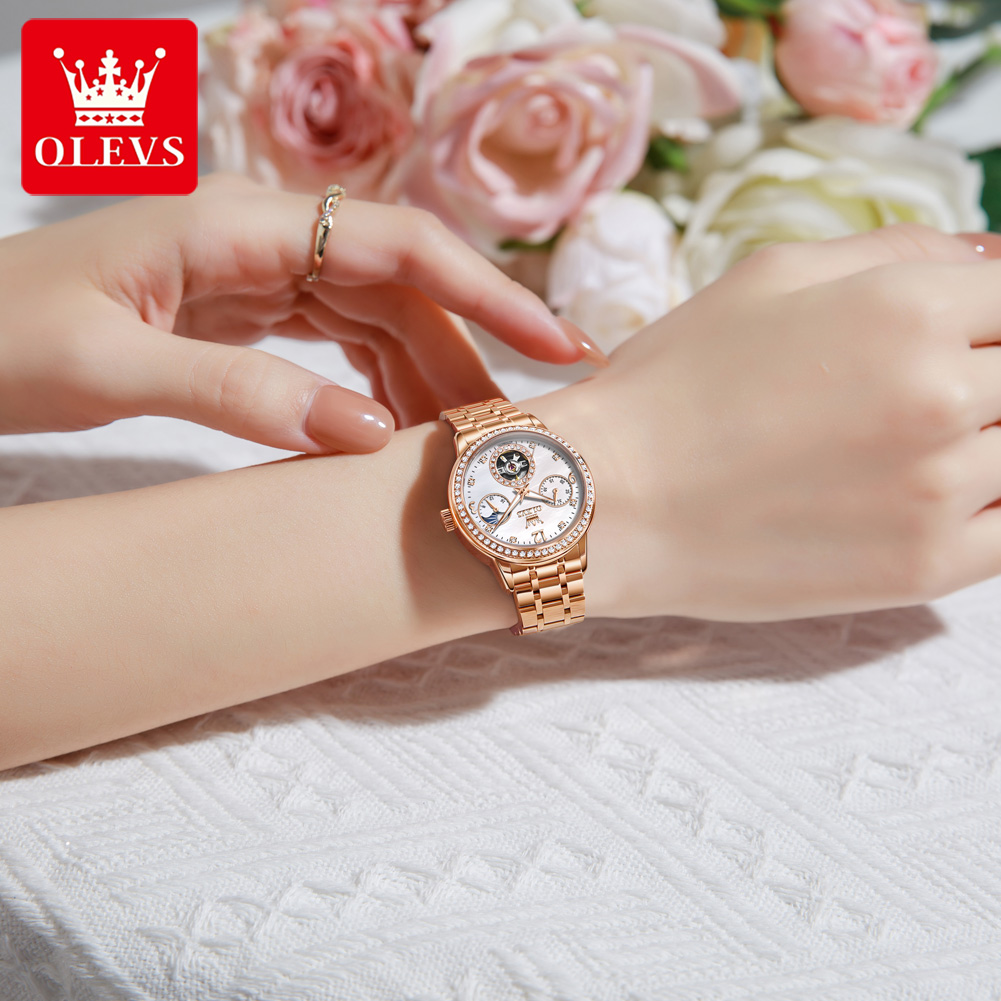 OLEVS Jam Tangan Wanita Jam Ta - Luxury Watch & Jewellery Recensioni ulasan dan harga