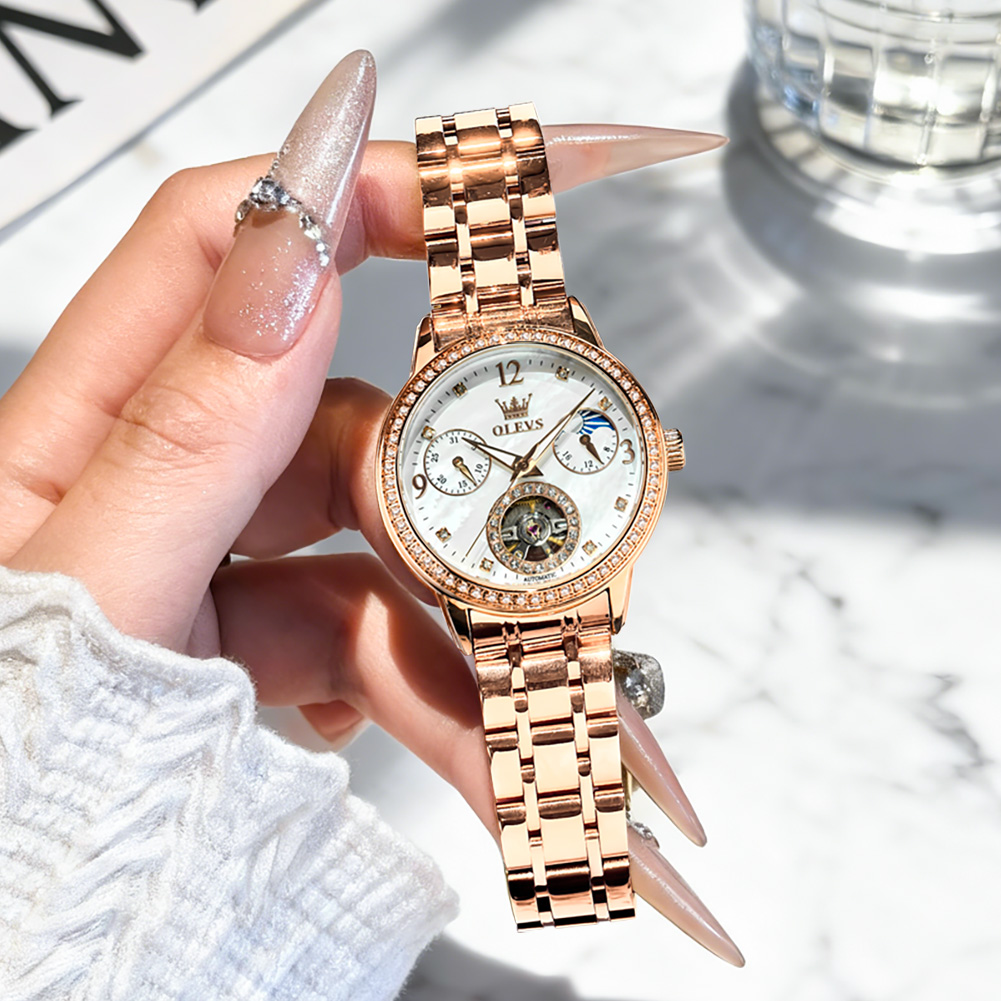 OLEVS Jam Tangan Wanita Jam Ta - Luxury Watch & Jewellery Recensioni ulasan dan harga