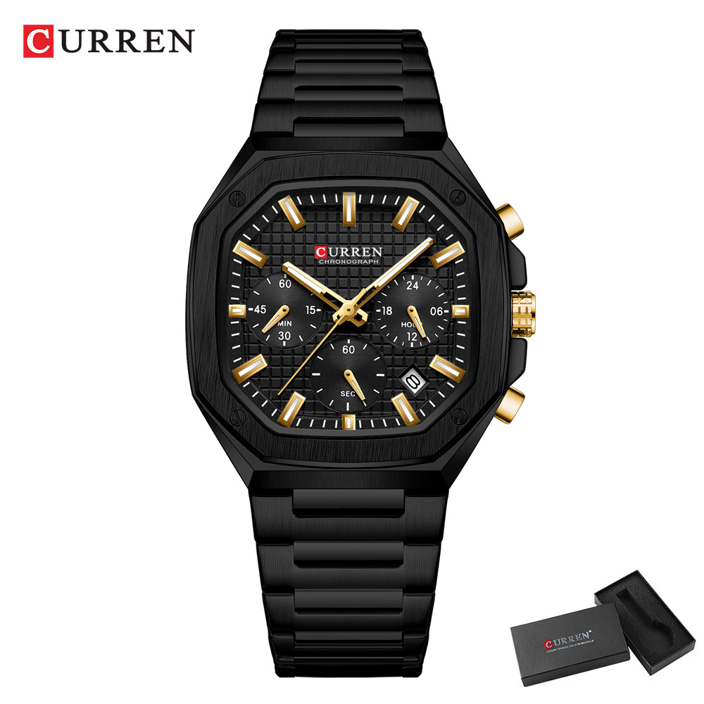 CURREN Jam Tangan Chrono Perse - Luxury Watch For Men ulasan dan harga