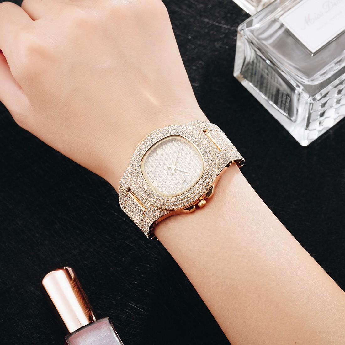 Jam Tangan Pria Berlian Penuh  - Luxury Watch Trading ulasan dan harga