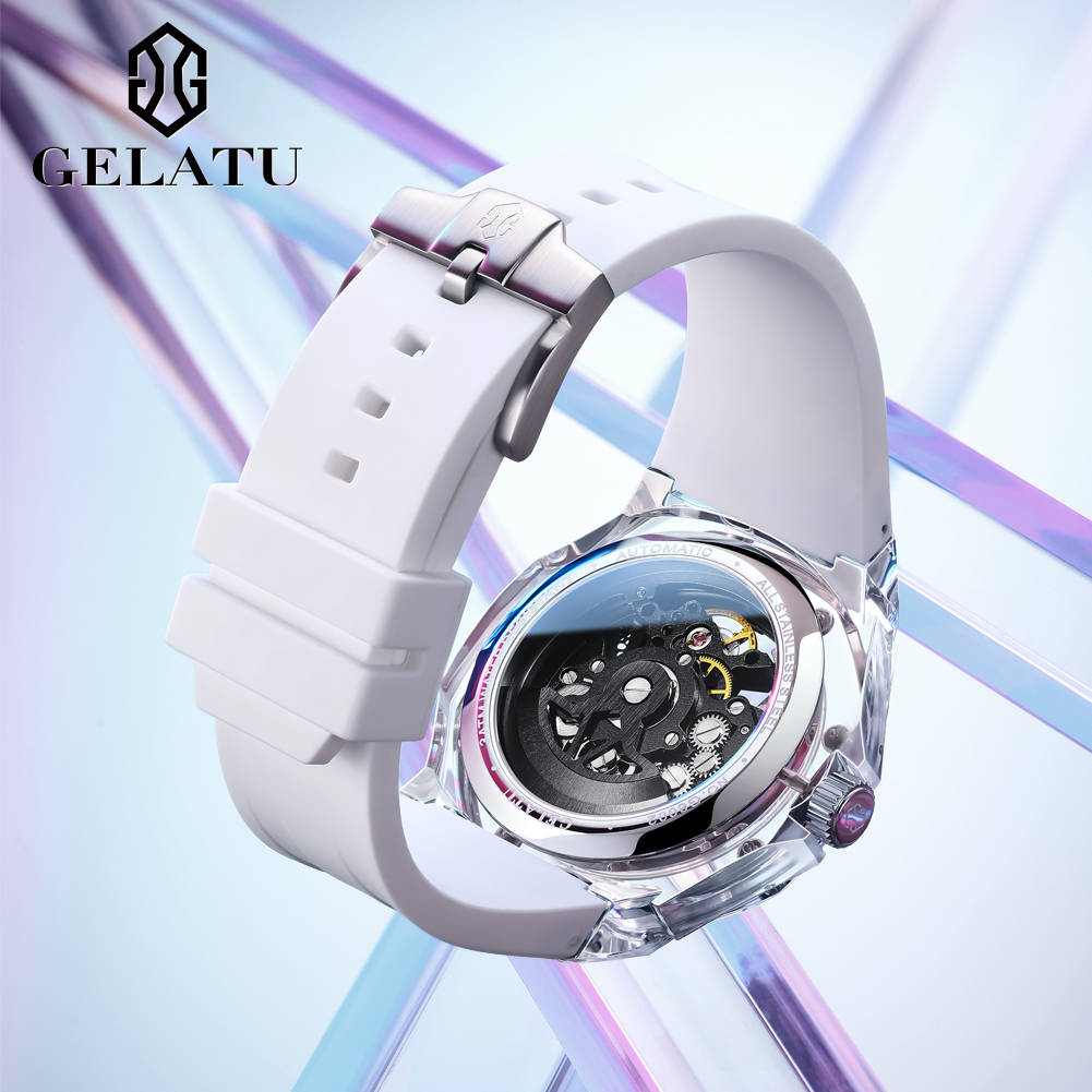 Jam Tangan Pria Mekanik Otomat - Luxury Watch Rubber Strap ulasan dan harga