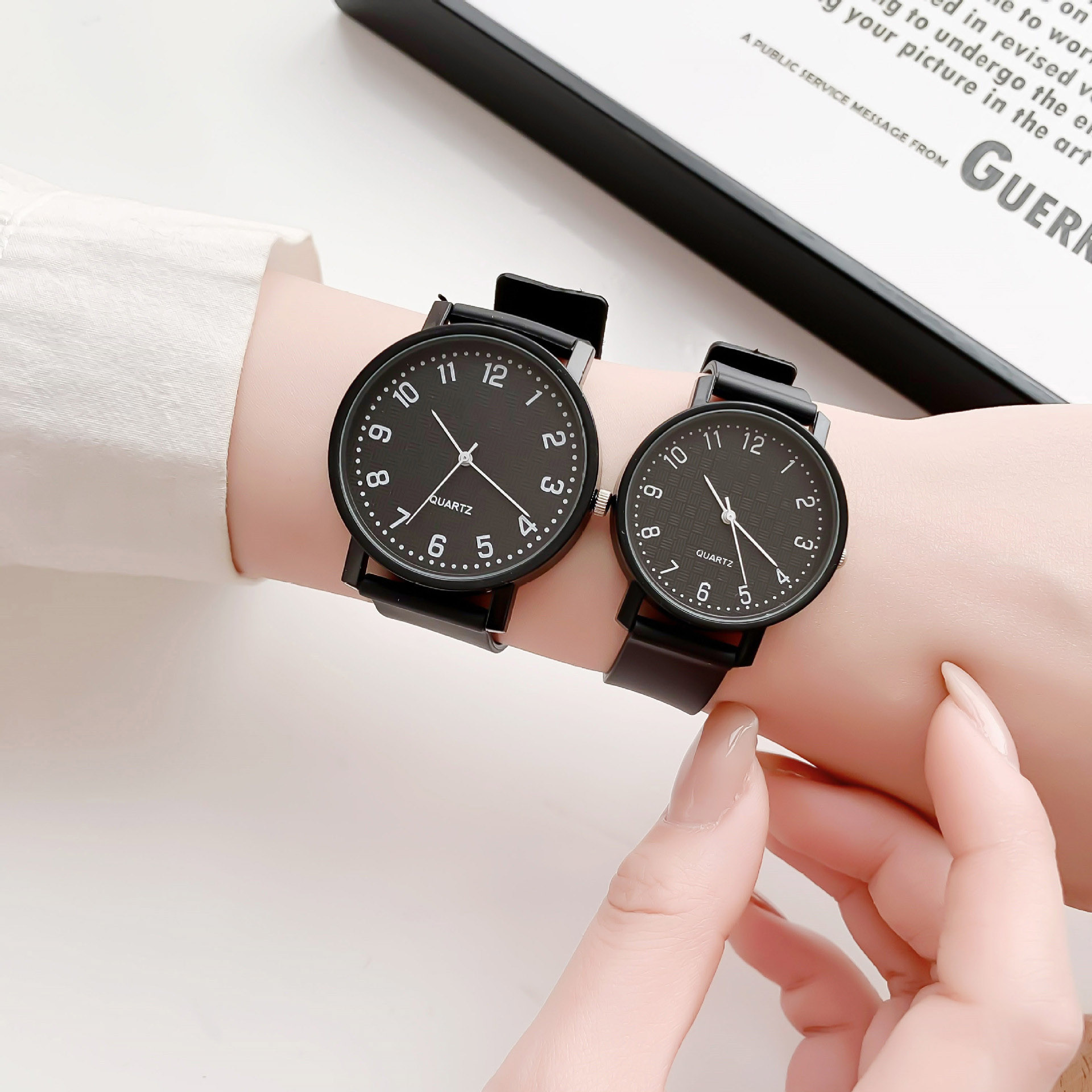 Jam Tangan Hitam Sederhana Jam - Lux Watch ulasan dan harga