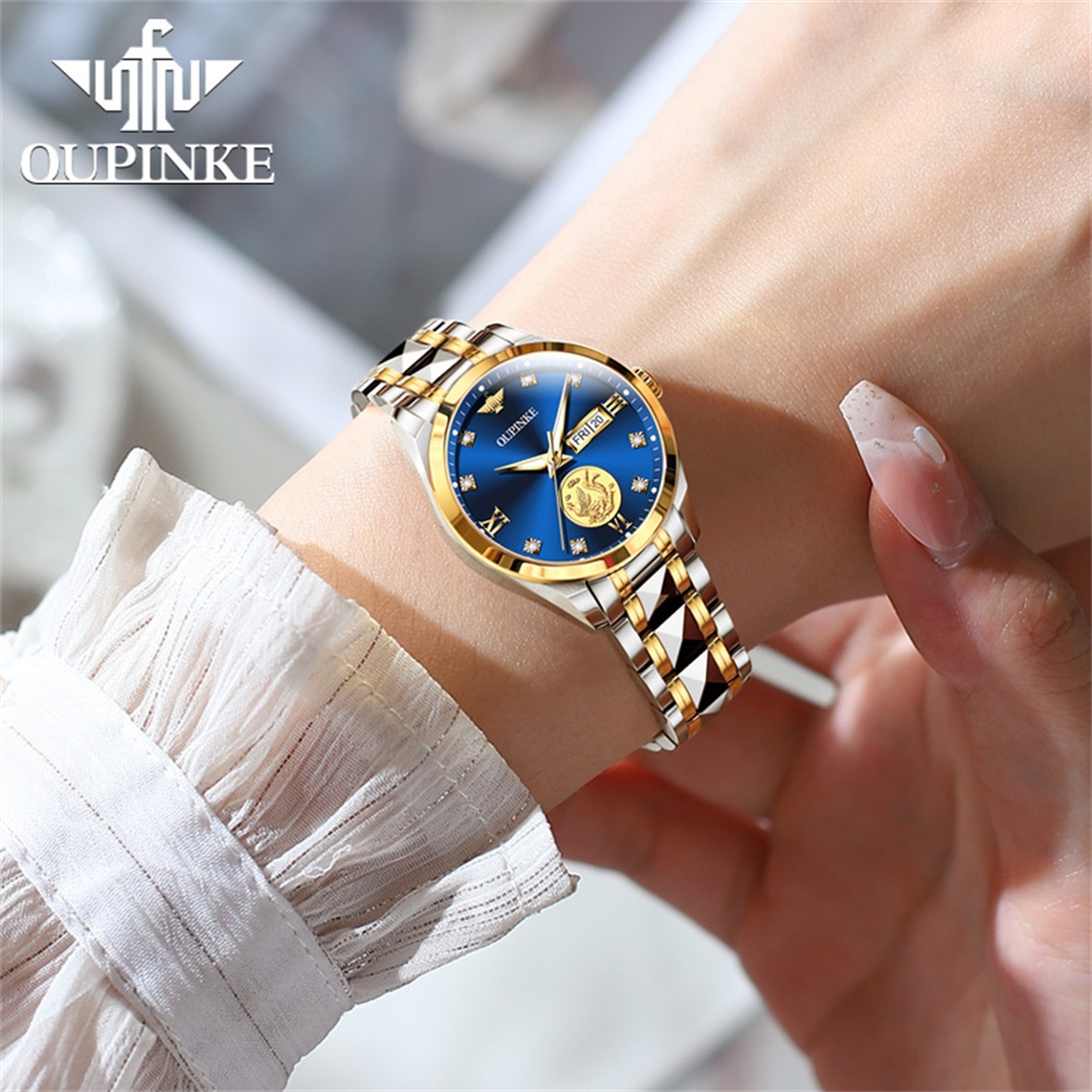 OUPINKE Jam Tangan Wanita Jam  - Luxury Watch Brands Logo ulasan dan harga