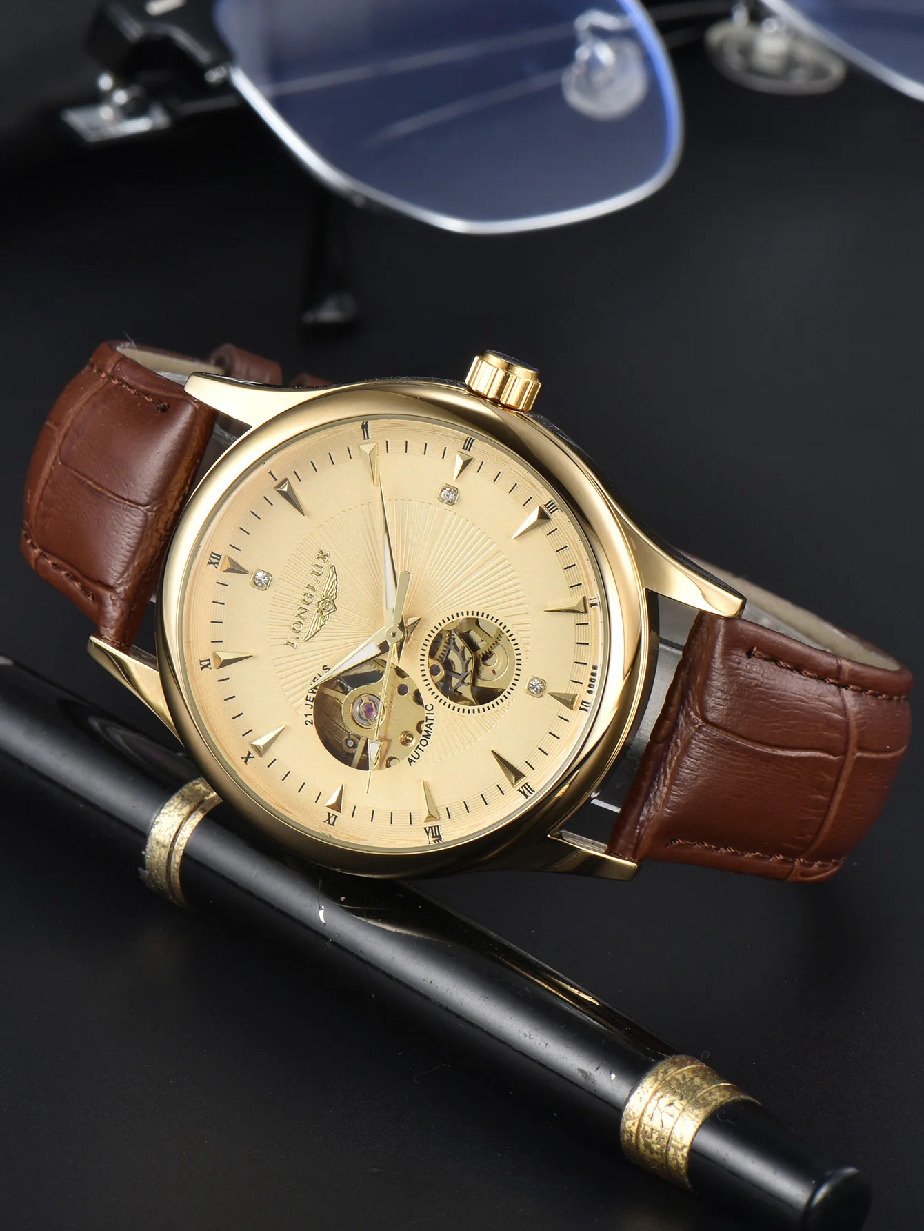 Jam Tangan Otomatis LONGLUX Ga - Rolex Watch Datejust ulasan dan harga