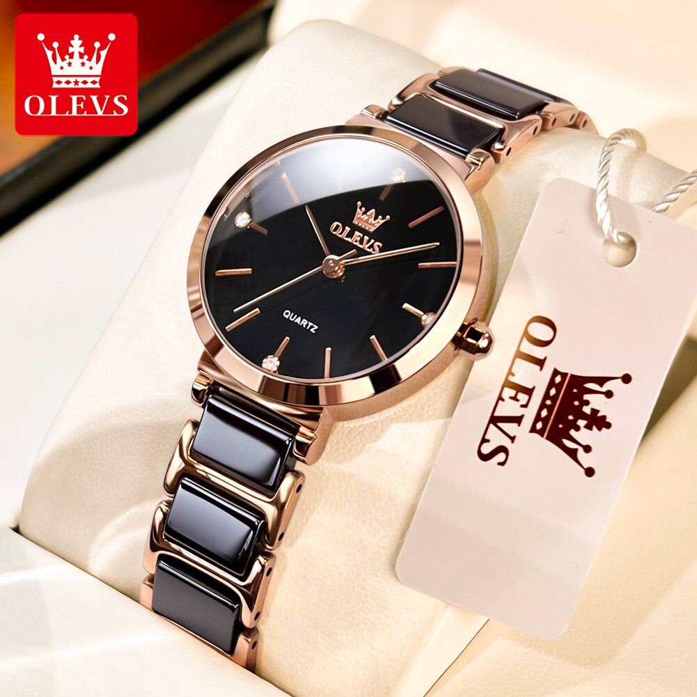 OLEVS jam tangan kuarsa untuk  - Luxury Watch Girl ulasan dan harga