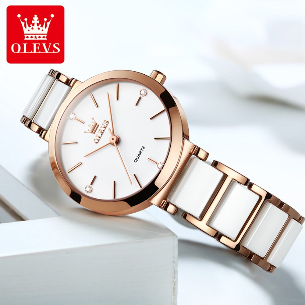 OLEVS jam tangan kuarsa untuk  - Luxury Watch Girl ulasan dan harga